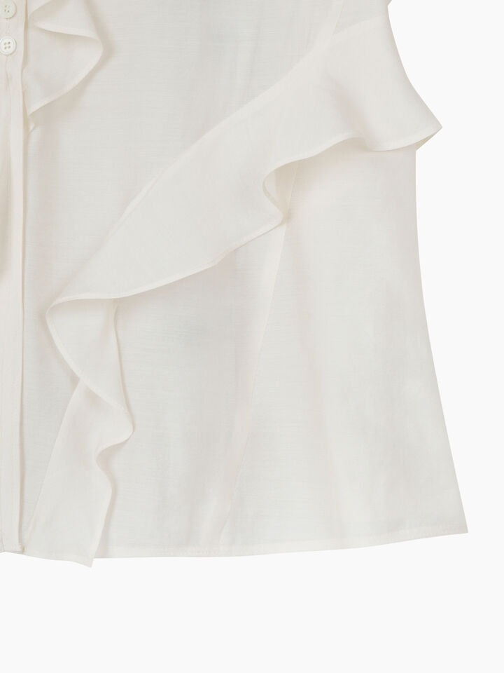 SHIRT - sisley k blouses - Creamy White | Sisley K image number 4